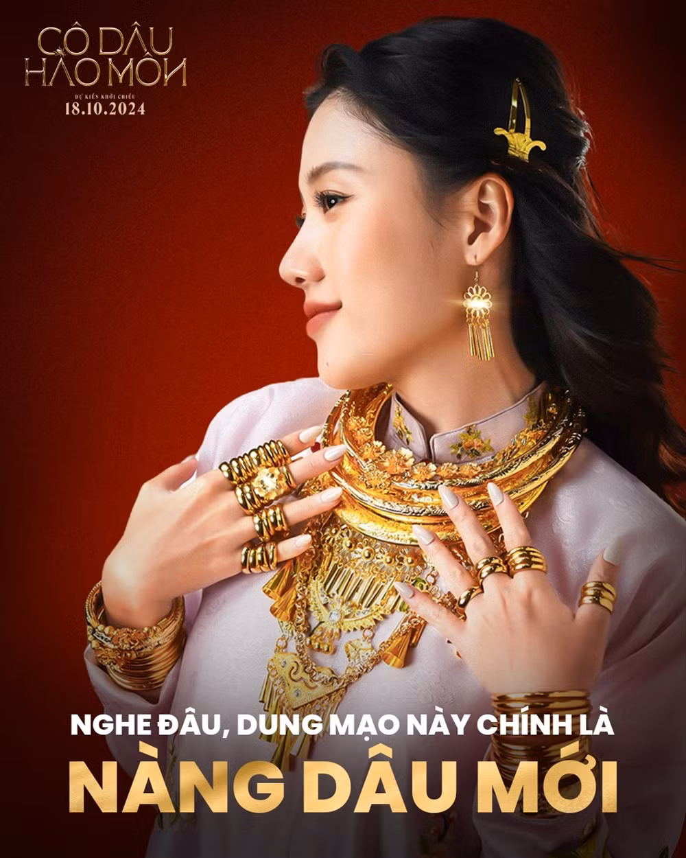 Uyển Ân làm cô dâu hào môn trong phim mới.