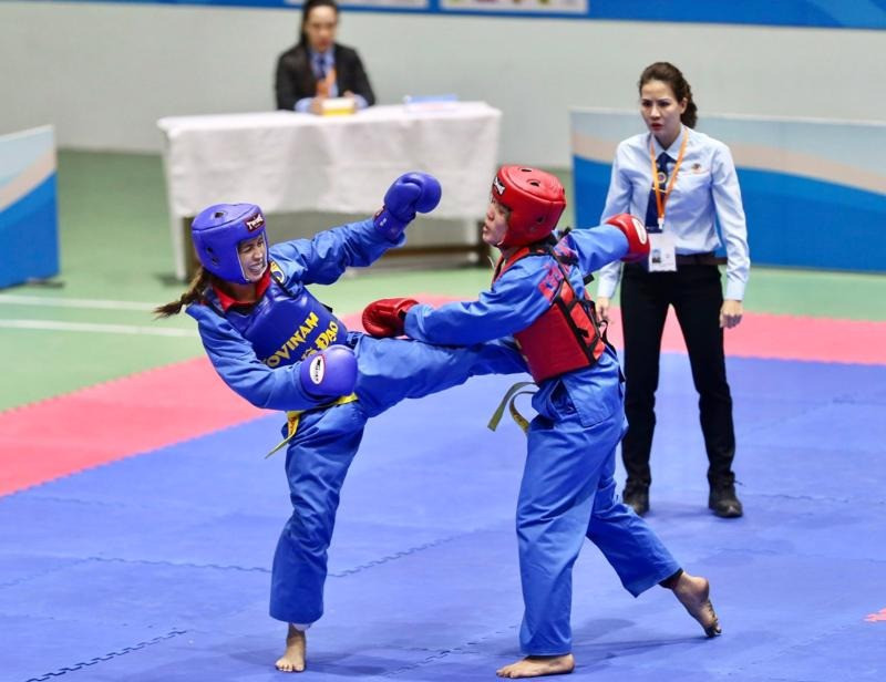 Vovinam đã được đưa vào nhiều giải đấu thể thao quốc tế.