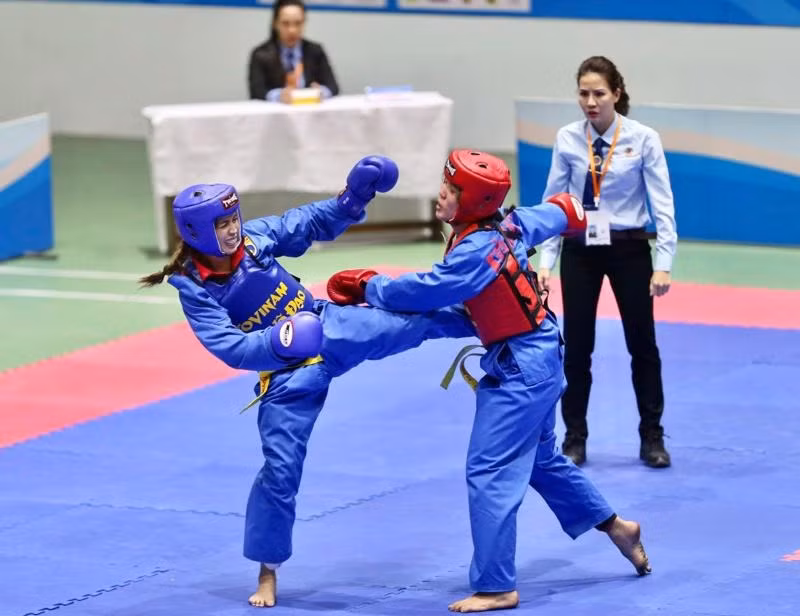 Vovinam đã được đưa vào nhiều giải đấu thể thao quốc tế.