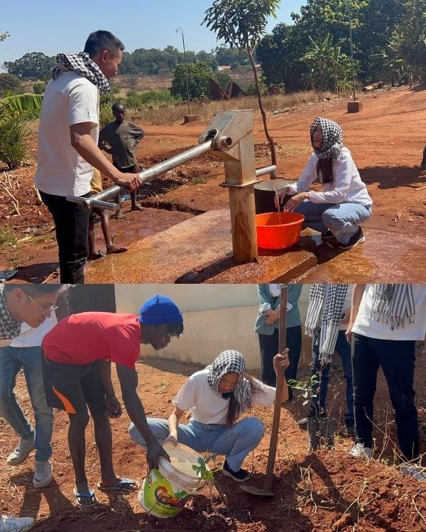 Thùy Tiên được nhóm của Quang Linh Vlogs hỗ trợ rất nhiều