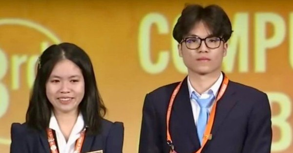 Đôi bạn cùng đoạt giải ở Hội thi Khoa học kỹ thuật quốc tế 2023 (ISEF).