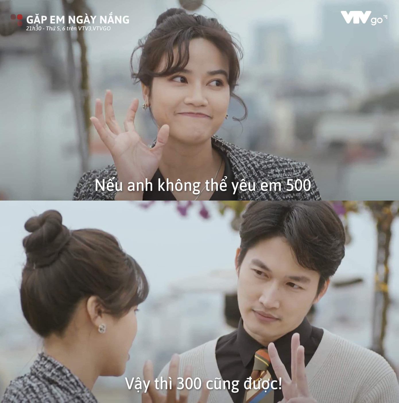 Phương đóng giả làm người yêu Huy trong buổi gặp mặt bạn cũ.