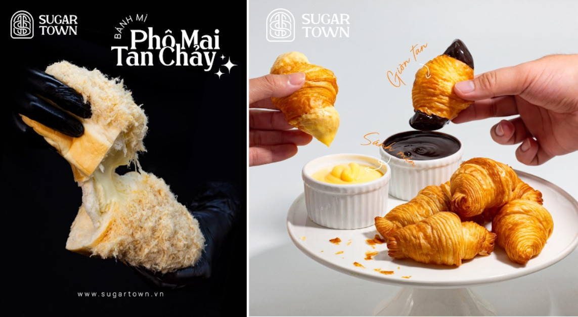 Sugar Town nổi danh với kết cấu bánh đa dạng, từ lớp bánh bông lan mềm mịn đến lớp vỏ bánh giòn tan cực ấn tượng. Góp mặt vào livestream ShopeeFood 19.4, Sugar Town tung giá giảm độc quyền cho món best-seller - bánh xu kem với giá chỉ còn 36.000 đồng. Sugar Town nổi danh với kết cấu bánh đa dạng, từ lớp bánh bông lan mềm mịn đến lớp vỏ bánh giòn tan cực ấn tượng. Góp mặt vào livestream ShopeeFood 19.4, Sugar Town tung giá giảm độc quyền cho món best-seller - bánh xu kem với giá chỉ còn 36.000 đồng.