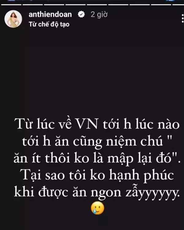 Lời than thở của nàng Hậu trước áp lực giảm cân Lời than thở của nàng Hậu trước áp lực giảm cân
