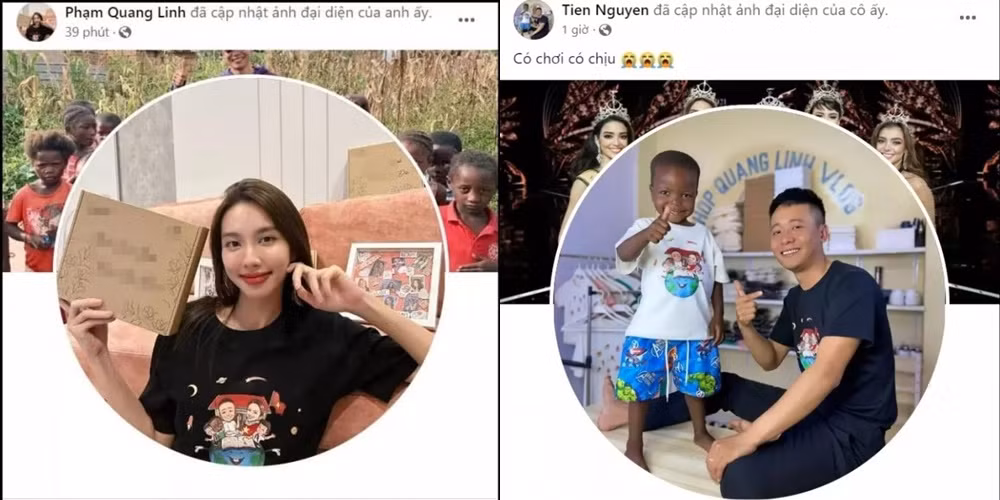 Cả hai còn có lần dùng avatar đôi khiến các "thuyền viên" vô cùng phấn khích.