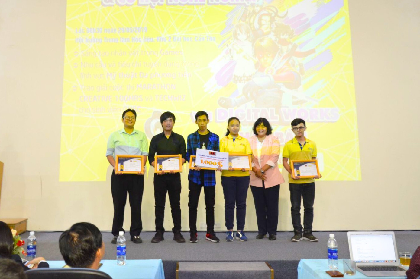 Đội T.O.F (Team Of Fire) đã đạt giải Vàng cuộc thi làm phim hoạt hình 3D 100HRSCreative Marathon