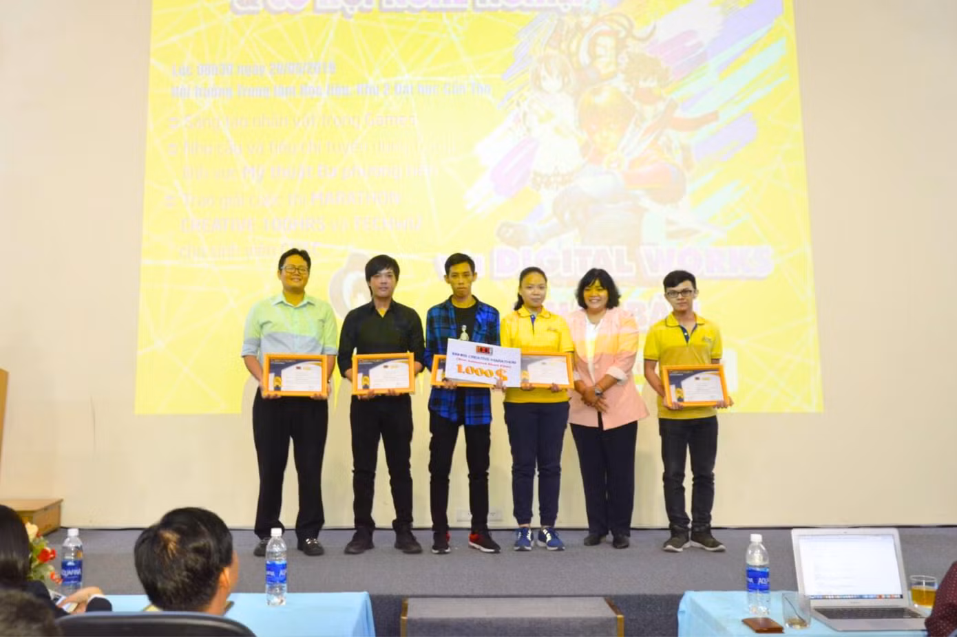 Đội T.O.F (Team Of Fire) đã đạt giải Vàng cuộc thi làm phim hoạt hình 3D 100HRSCreative Marathon