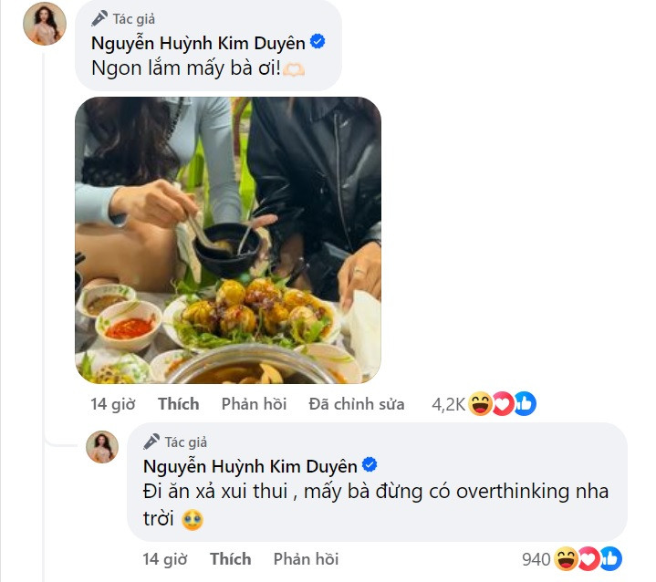 Sau đó Kim Duyên còn lên tiếng thanh minh Sau đó Kim Duyên còn lên tiếng thanh minh