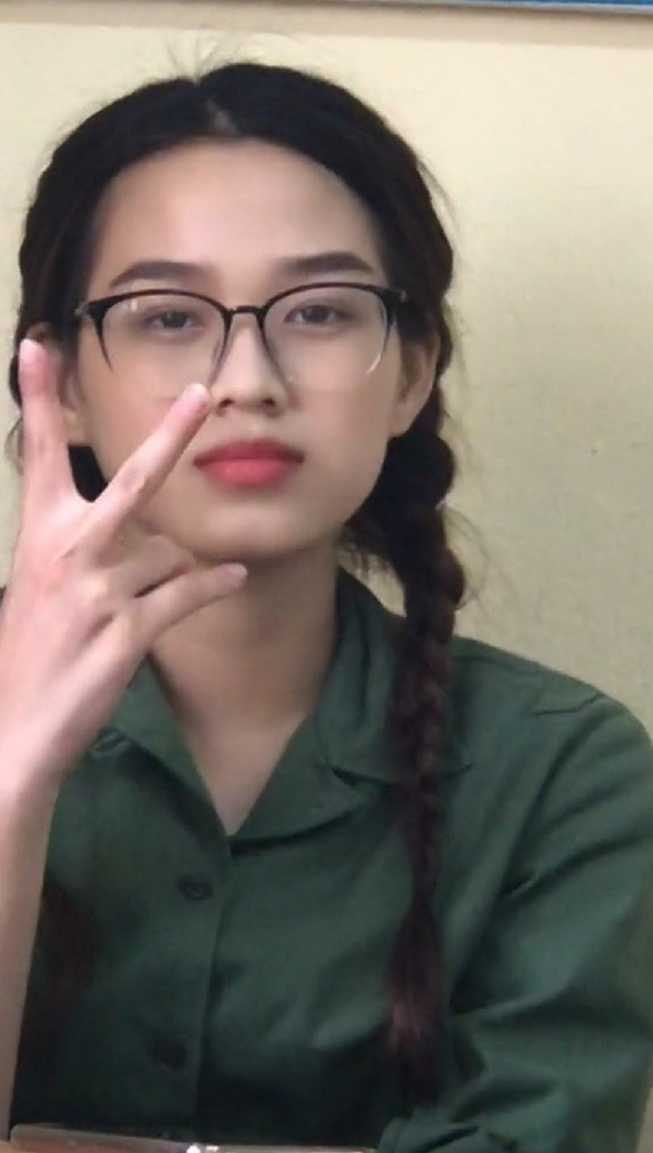 Đỗ Thị Hà khi là sinh viên năm nhất.