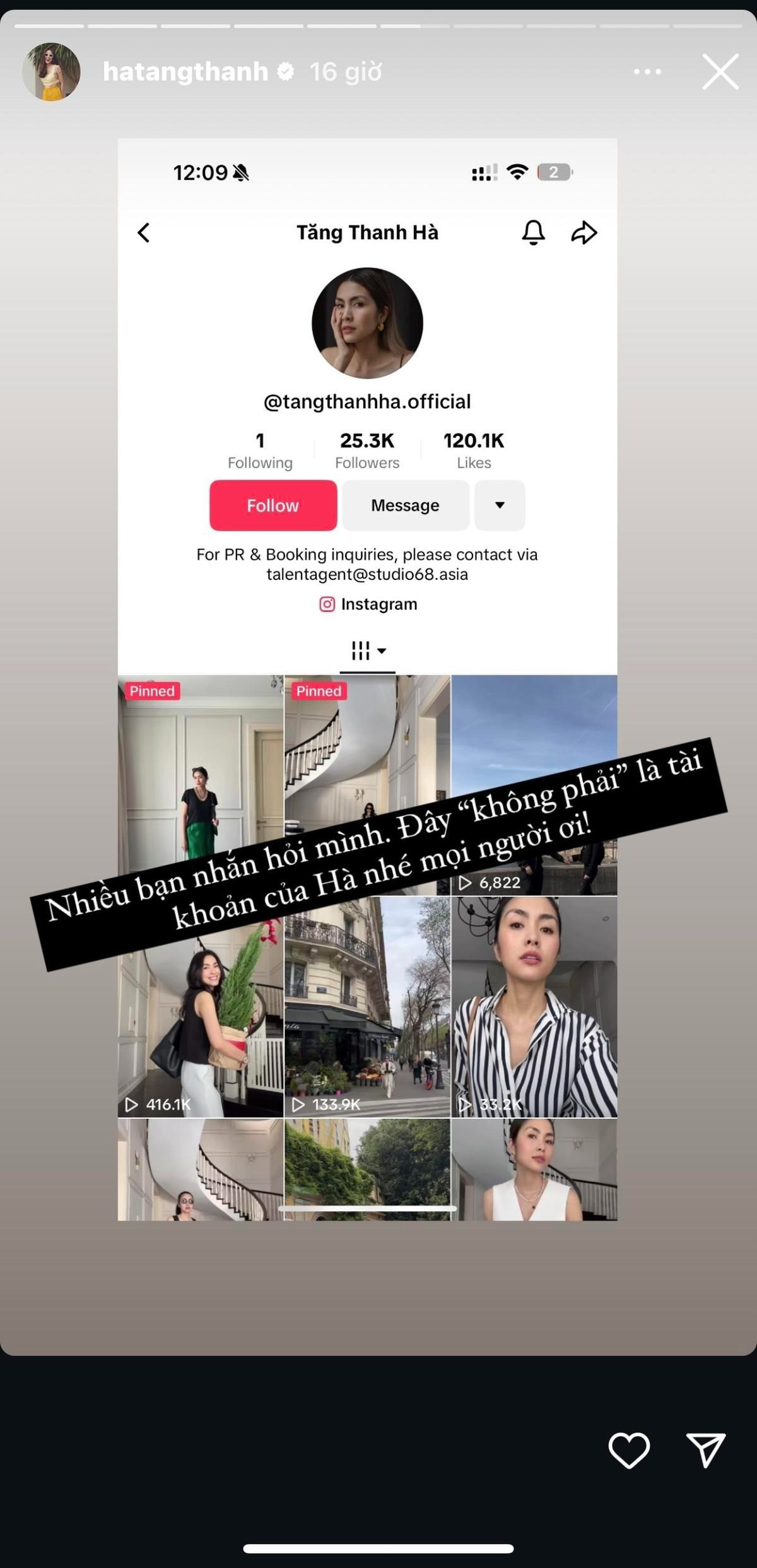 Cô vừa lên tiếng tố cáo tài khoản giả mạo mang tên mình. Cô vừa lên tiếng tố cáo tài khoản giả mạo mang tên mình.