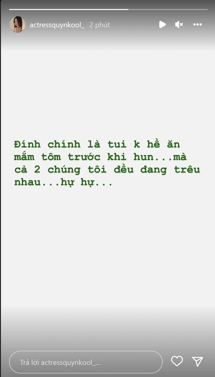 Quỳnh Kool đã phải lên tiếng thanh minh chuyện ăn mắm tôm. Quỳnh Kool đã phải lên tiếng thanh minh chuyện ăn mắm tôm.
