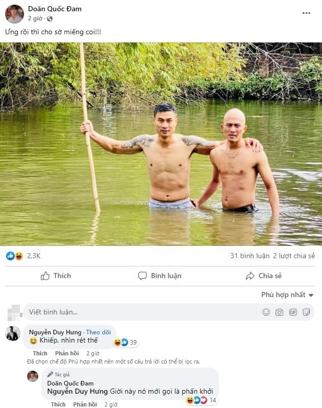 Lại thêm một cảnh quay tốn sức của Doãn Quốc Đam