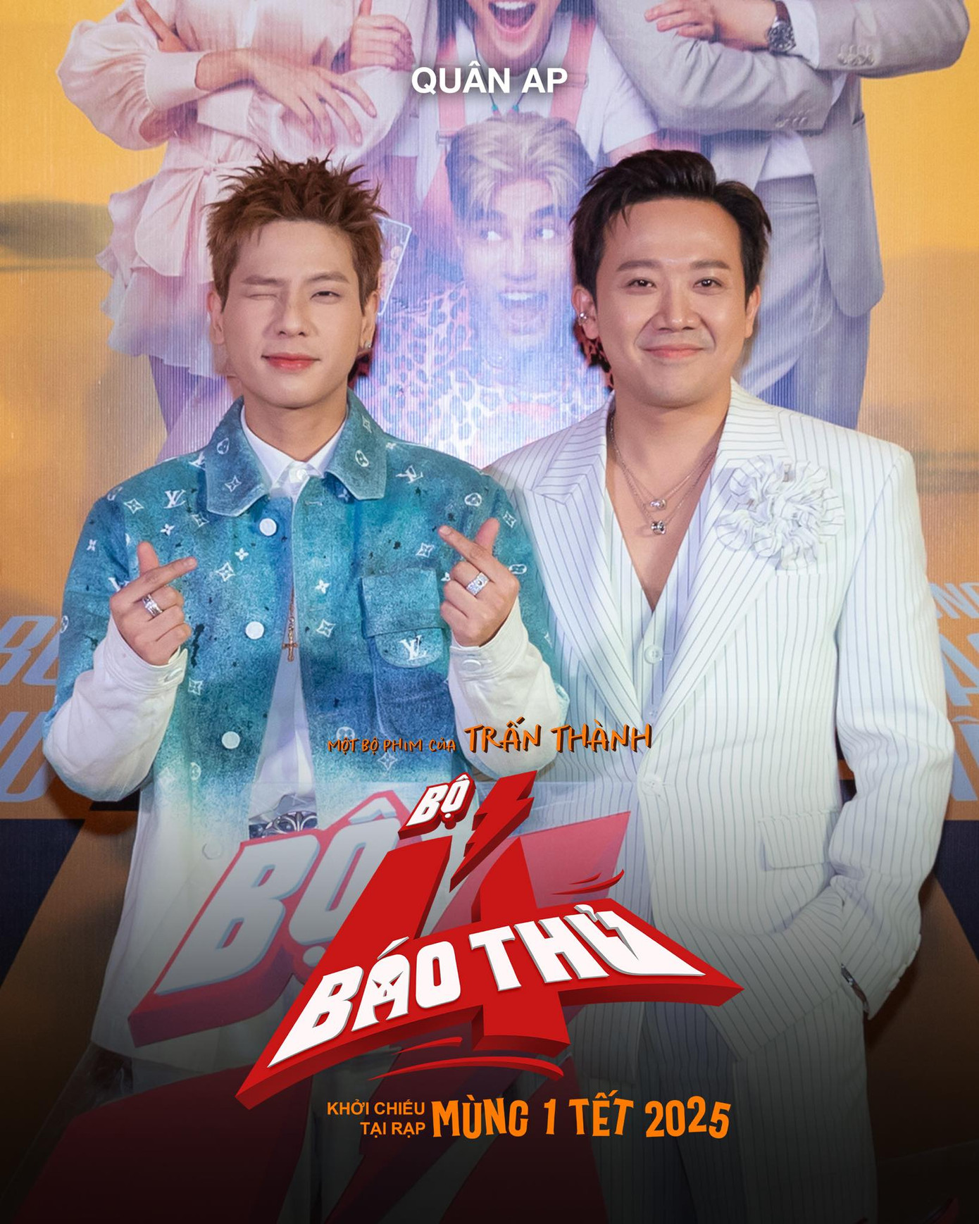 Nhiều anh trai tham gia làm cameo trong Bộ Tứ Báo Thủ. Nhiều anh trai tham gia làm cameo trong Bộ Tứ Báo Thủ.