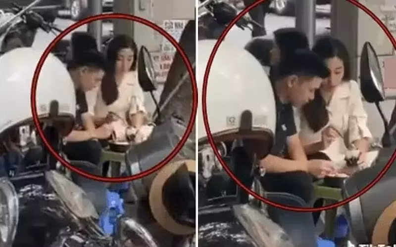 Cuộc hẹn hò giản dị của nàng Hậu và bạn trai.