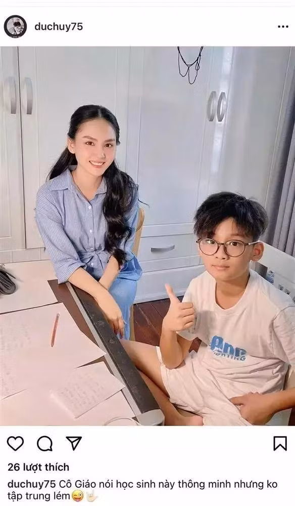 Cô từng gây chú ý khi là gia sư tiếng Anh cho con trai của Lệ Quyên