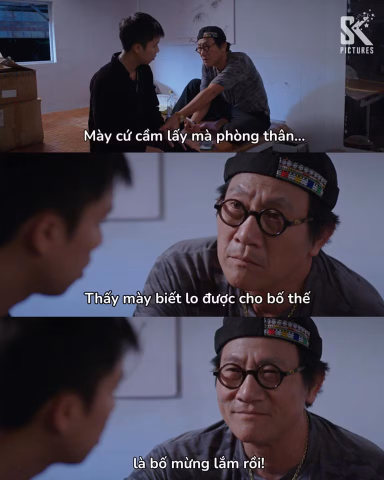 Chải đã biết suy nghĩ, lo lắng cho bố khiến ông Chiểu vui mừng.