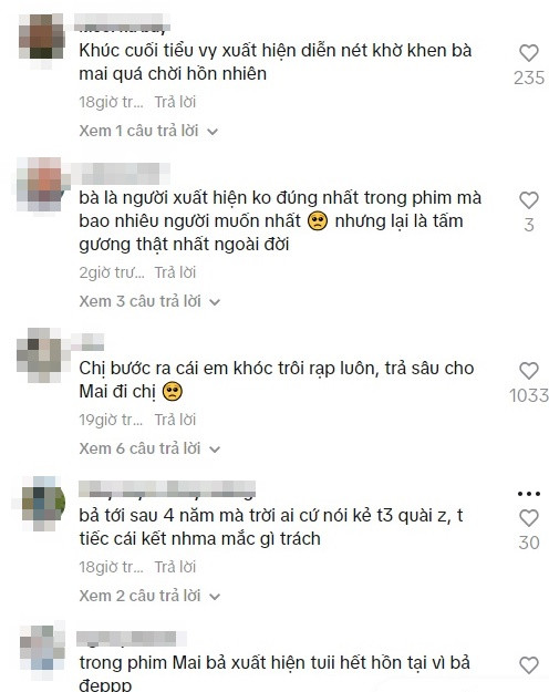 Khán giả ùa vào đòi Tiểu Vy trả Dương lại cho Mai khiến nàng hậu "cười xỉu". Khán giả ùa vào đòi Tiểu Vy trả Dương lại cho Mai khiến nàng hậu "cười xỉu".