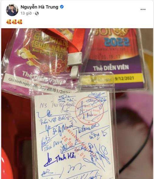 Trung Ruồi hạnh phúc khoe kỷ niệm đặc biệt từ Táo Quân 2022 Trung Ruồi hạnh phúc khoe kỷ niệm đặc biệt từ Táo Quân 2022