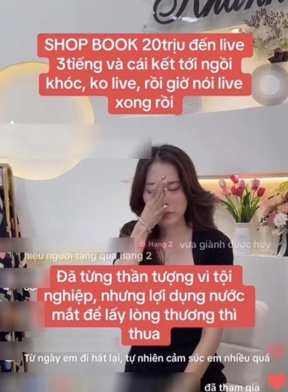 Nam Em được cho là nhận 20 triệu tiền cọc cho buổi livestream này. Nam Em được cho là nhận 20 triệu tiền cọc cho buổi livestream này.
