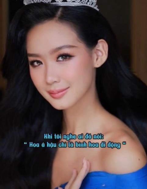 Bảo Ngọc đáp trả những lời chê trách Hoa hậu, Á hậu