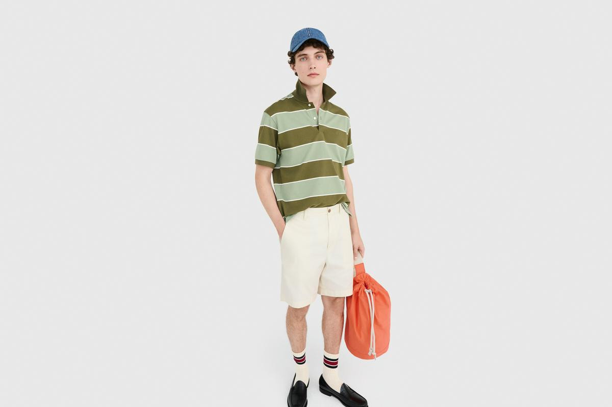 Áo Polo Nam Dáng Rộng trong BST UNIQLO x JW ANDERSON Xuân/Hè 2025 sở hữu tới 4 kiểu dáng thiết kế và 13 lựa chọn màu sắc.