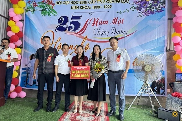 Cựu học sinh THCS Quảng Lộc là những công dân tốt, có trách nhiệm với bản thân và gia đình, giàu lòng nhân ái với xã hội để Nhà trường và Thầy cô có thể tự hào về chúng tôi. Cựu học sinh THCS Quảng Lộc là những công dân tốt, có trách nhiệm với bản thân và gia đình, giàu lòng nhân ái với xã hội để Nhà trường và Thầy cô có thể tự hào về chúng tôi.