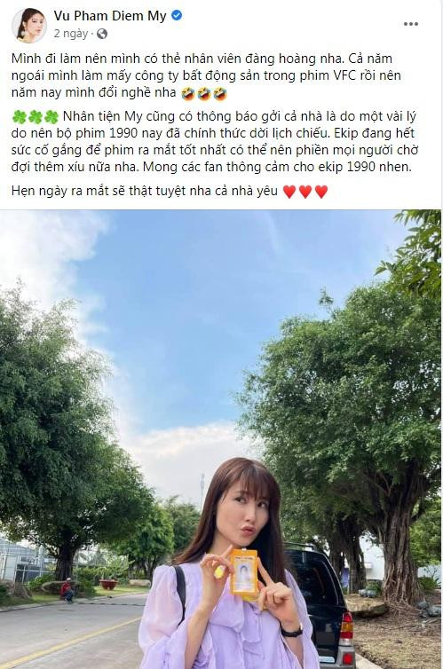 Vì đâu Diễm My có đăng thông tin 1990 dời chiếu còn Nhã Phương lại không?