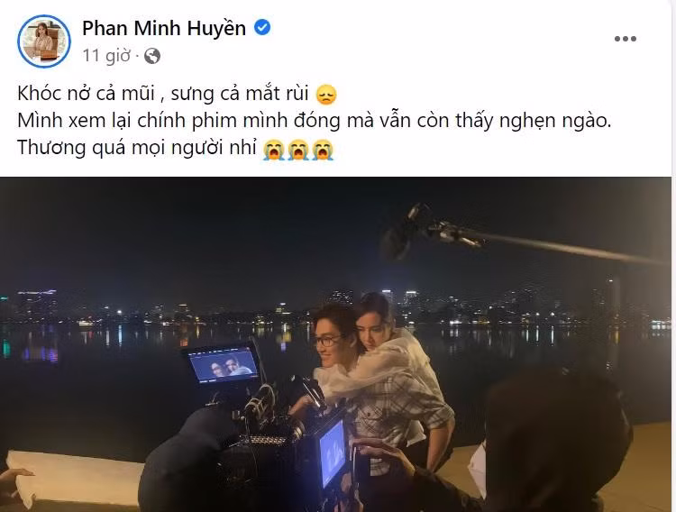 Chính Huyền Lizzie cũng vô cùng xúc động với những cảnh quay này Chính Huyền Lizzie cũng vô cùng xúc động với những cảnh quay này