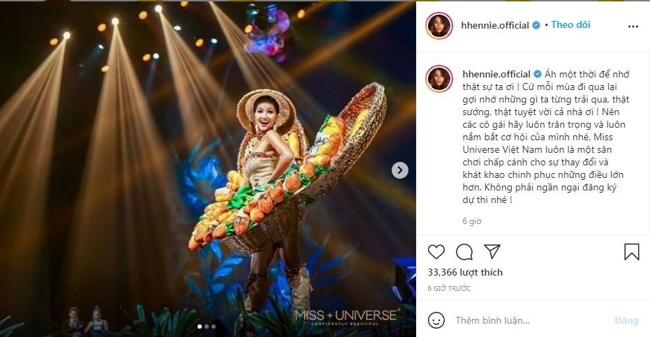 Bài đăng của H'Hen Niê thu hút sự chú ý của cư dân mạng Bài đăng của H'Hen Niê thu hút sự chú ý của cư dân mạng