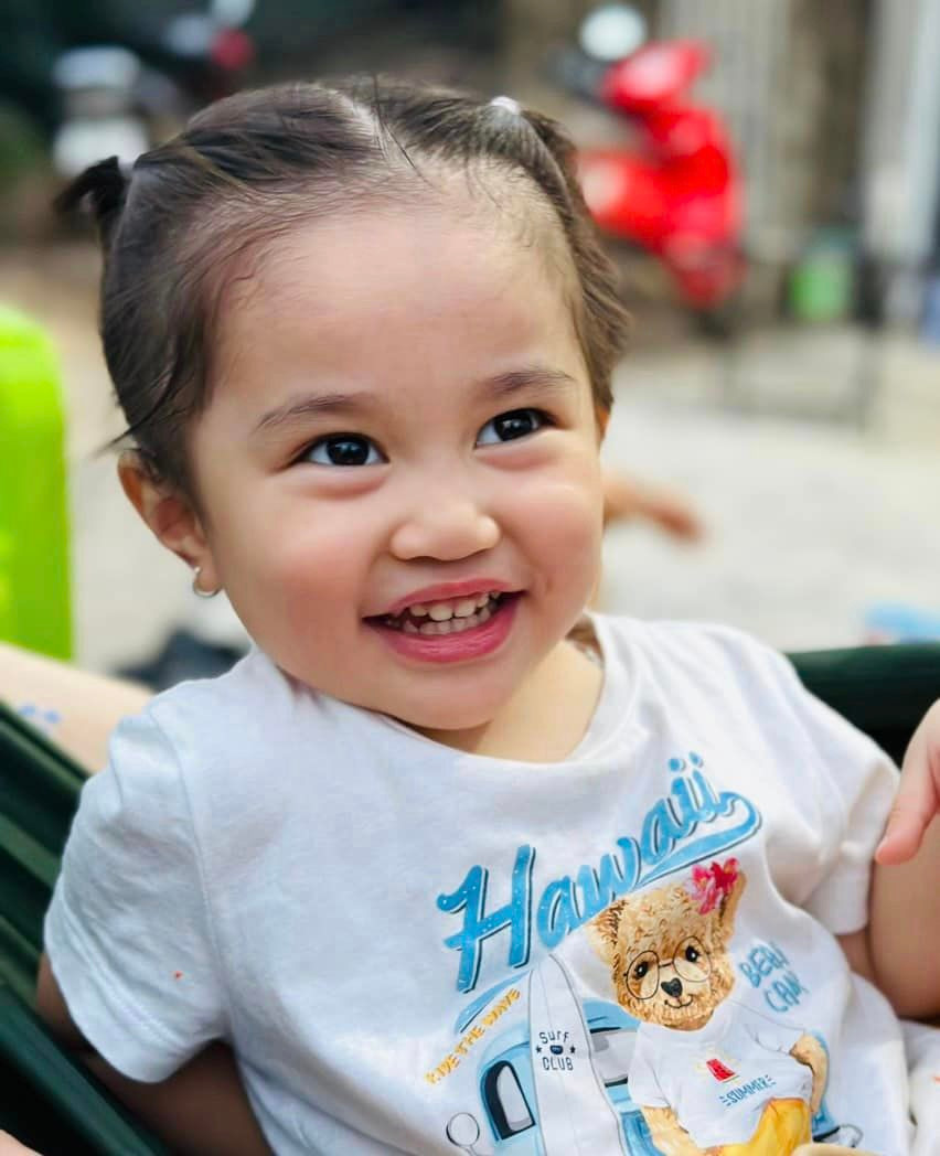 Bé Bảo Ngọc là con gái thứ hai của Dương Lâm.