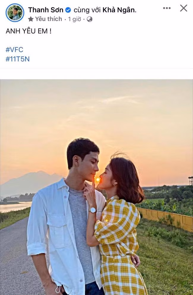 Lời tỏ tình của Thanh Sơn từng gây xôn xao cõi mạng.