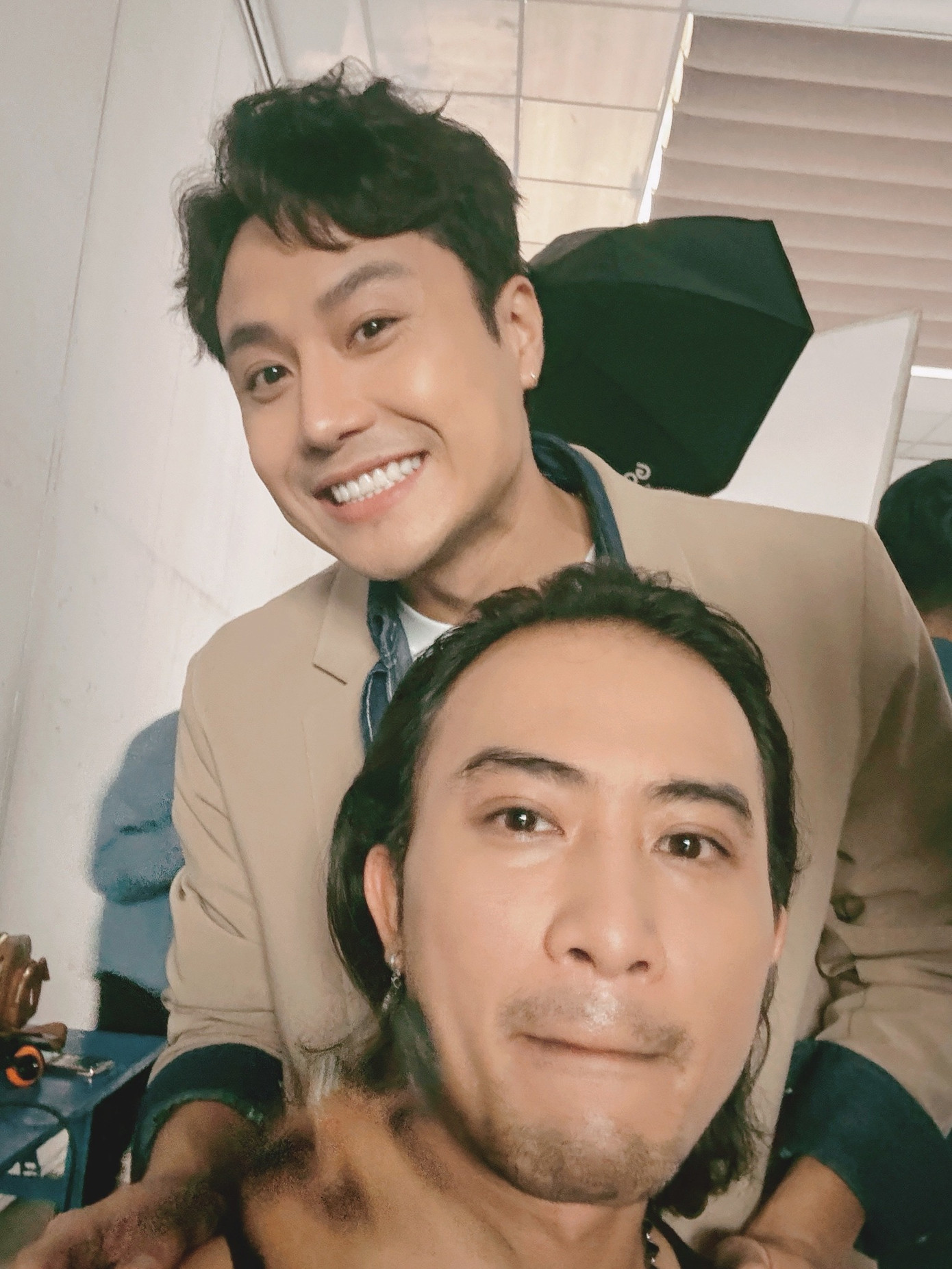 Doãn Quốc Đam và Thanh Sơn đang đóng phim mới.