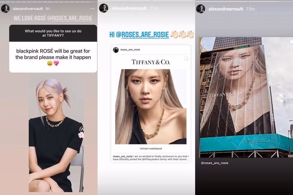 Rosé còn được phó chủ tịch tập đoàn LNMH ưu ái