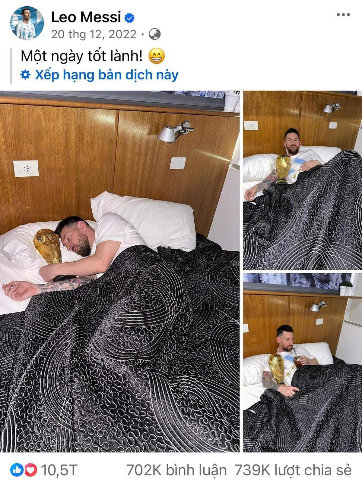 Đến siêu sao Messi cũng chưa có được lượng tương tác quá khủng như vậy. Đến siêu sao Messi cũng chưa có được lượng tương tác quá khủng như vậy.