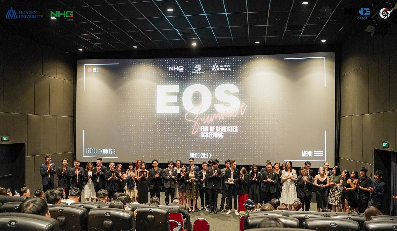 Sự kiện E.O.S - End of Semester Screening là sự kiện vô cùng đặc biệt luôn được sinh viên mong chờ xem trình chiếu các bộ phim đầu tay của sinh viên.