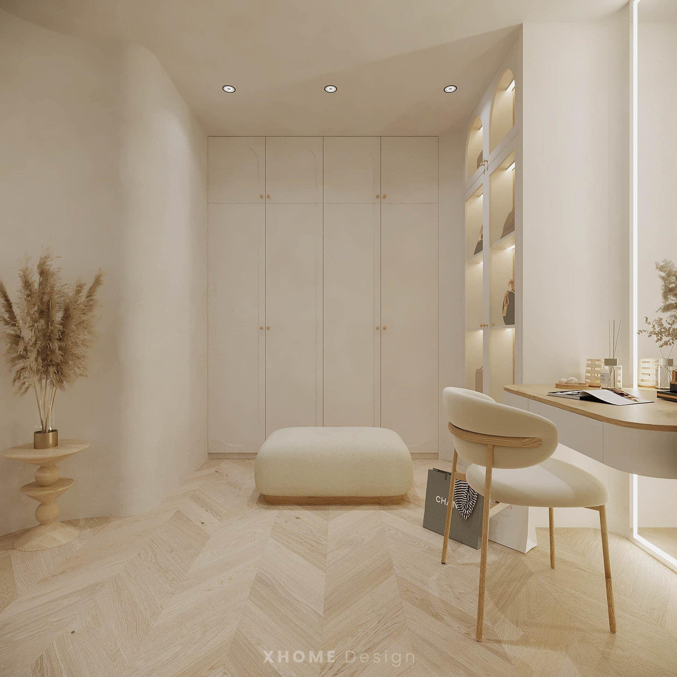 Phối cảnh căn hộ của Huyền Lizzie sau khi sửa sang