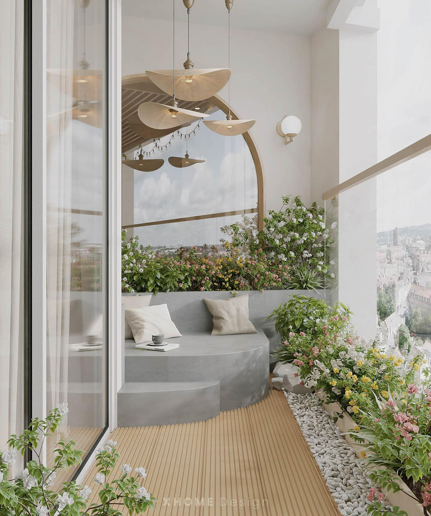 Huyền Lizzie vừa khoe phối cảnh sửa lại căn hộ đang ở.