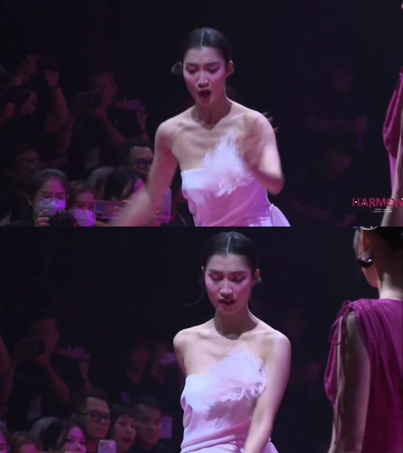 Nàng hậu chẳng may gặp sự cố khi diễn kết màn. Nàng hậu chẳng may gặp sự cố khi diễn kết màn.