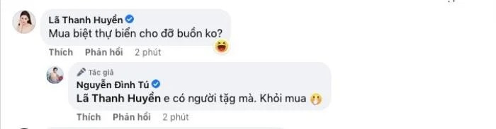 Lã Thanh Huyền gợi ý ngay cho đàn em một cách hết buồn hữu hiệu. Lã Thanh Huyền gợi ý ngay cho đàn em một cách hết buồn hữu hiệu.