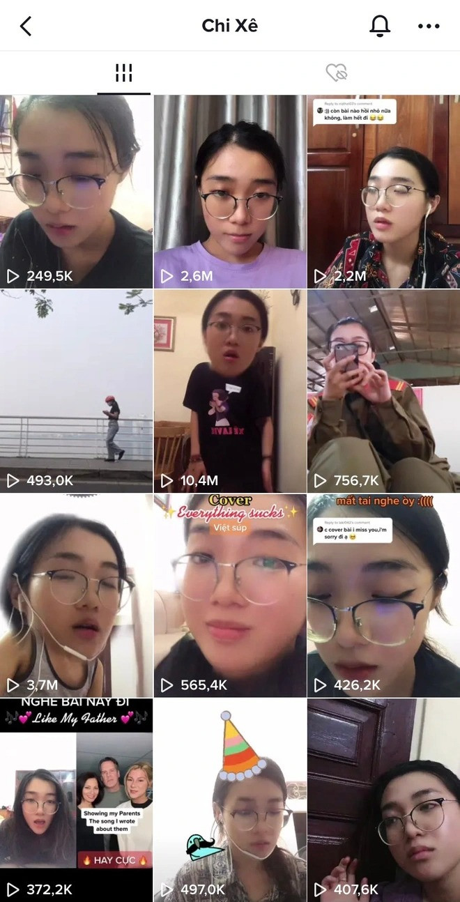 Video nào của Chi Xê cũng có lượng xem đáng nể.