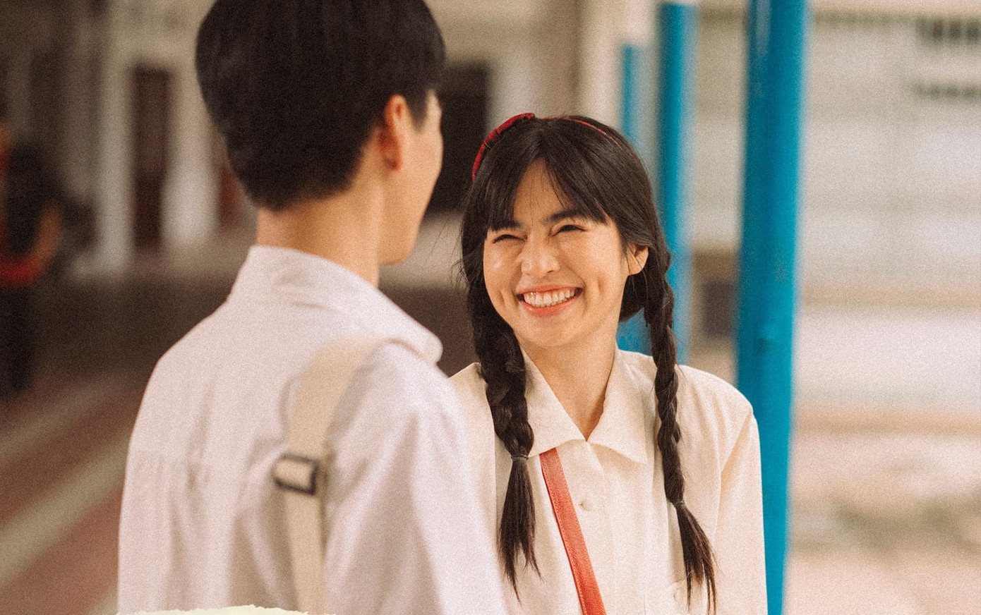 Trần Nghĩa, Khánh Vân có nhiều cảnh ngọt ngào trong phim này.