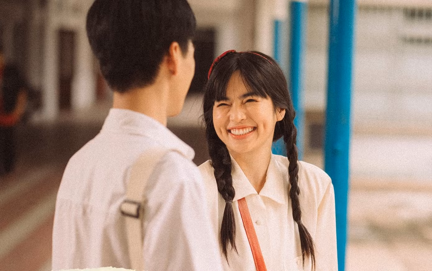 Trần Nghĩa, Khánh Vân có nhiều cảnh ngọt ngào trong phim này.