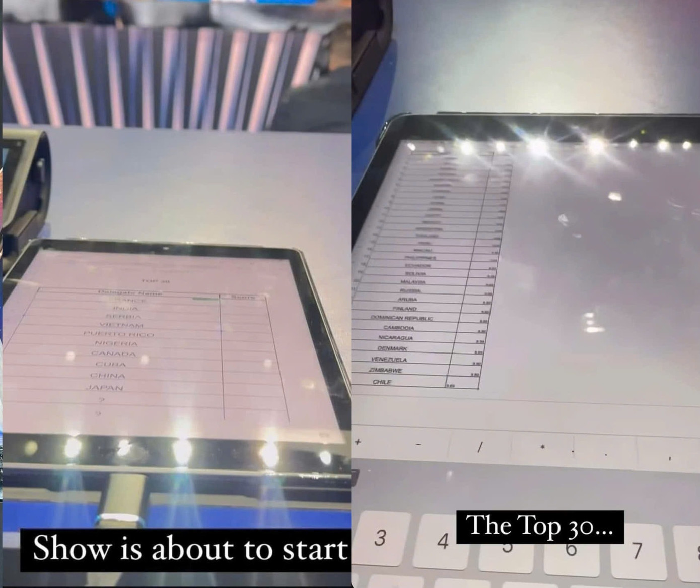 NTK Michael Cinco đã đăng tải ảnh chụp danh sách Top 30. NTK Michael Cinco đã đăng tải ảnh chụp danh sách Top 30.