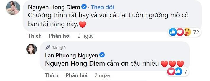 Hồng Diễm hết lời khen ngợi đồng nghiệp Hồng Diễm hết lời khen ngợi đồng nghiệp