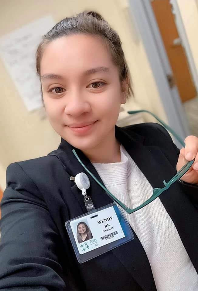 Wendy Phạm đang làm y tá tại Mỹ.