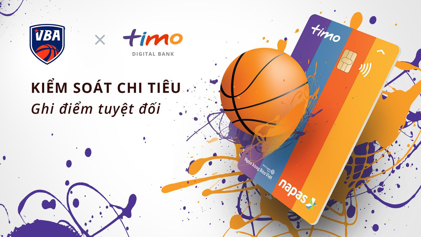 Ngân hàng số Timo là Nhà tài trợ chính tại Giải Bóng rổ VBA 3x3 2022 - Ảnh: Nguồn Timo