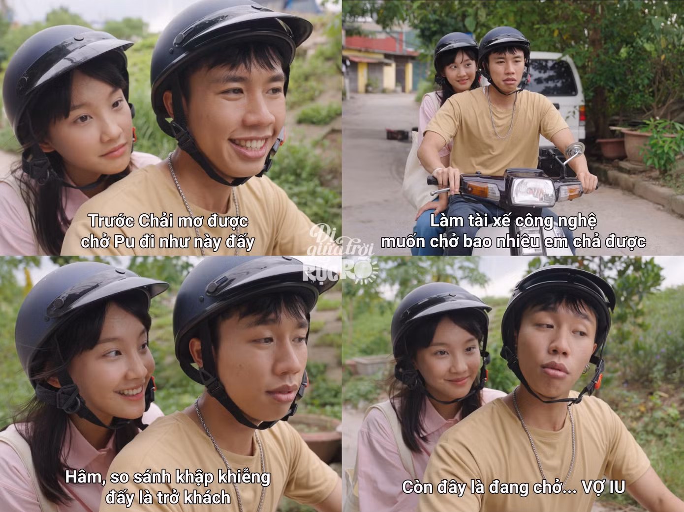 Pu bỗng dưng dịu dàng với Chải khiến người xem thấy không quen.