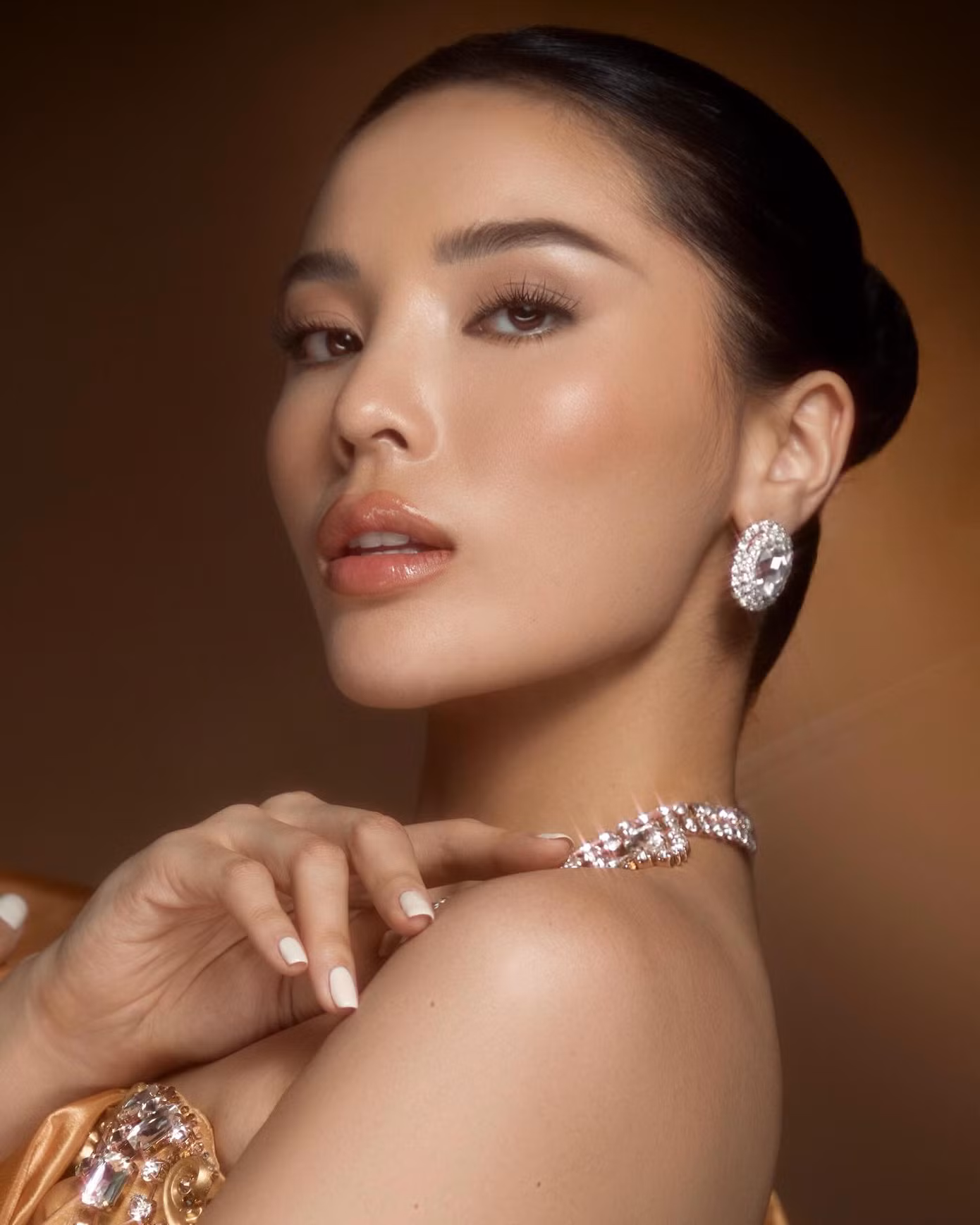 Kỳ Duyên xinh đẹp trên tài khoản chính thức của Miss Universe 2024.