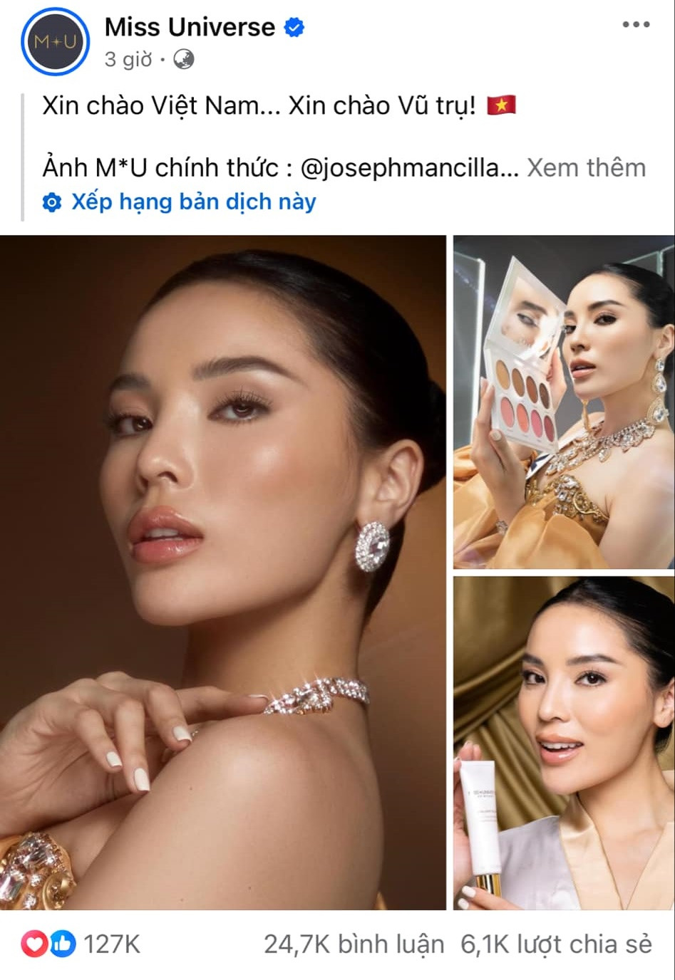 Bài đăng của Kỳ Duyên đang nhận về tương tác cực cao. Bài đăng của Kỳ Duyên đang nhận về tương tác cực cao.