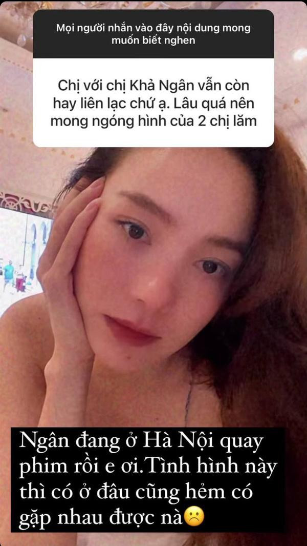 Minh Hằng từng bị hỏi về Khả Ngân Minh Hằng từng bị hỏi về Khả Ngân